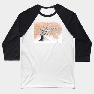 Sunshine Peach Tree Baseball T-Shirt